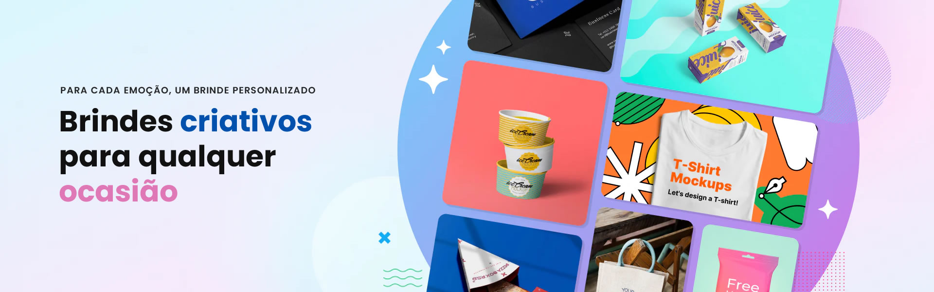 Brindes criativos para qualquer ocasião